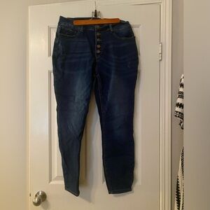 Button fly distressed